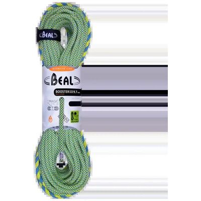 Lina wspinaczkowa Beal Booster III Unicore 9,7 mm - Safe Control - Zielona Lina wspinaczkowa Beal Booster III Unicore 9,7 mm - Safe Control - Zielona