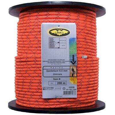 Lina Beal Spelenium Unicore 8,5mm Orange 200m Lina Beal Spelenium Unicore 8,5mm Orange 200m