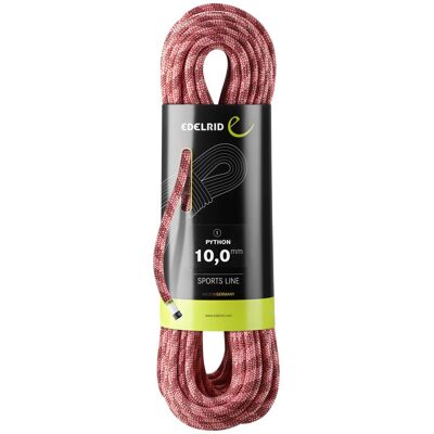 Edelrid Python 10 mm Lina wspinaczkowa - Czerwona Edelrid Python 10 mm Lina wspinaczkowa - Czerwona