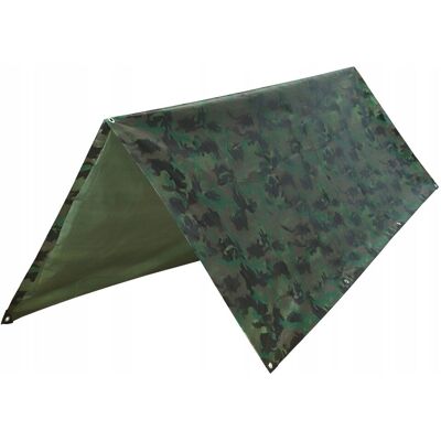 Mil-Tec, Płachta Survivalowa Plandeka, Woodland, 3x2m Mil-Tec, Płachta Survivalowa Plandeka, Woodland, 3x2m