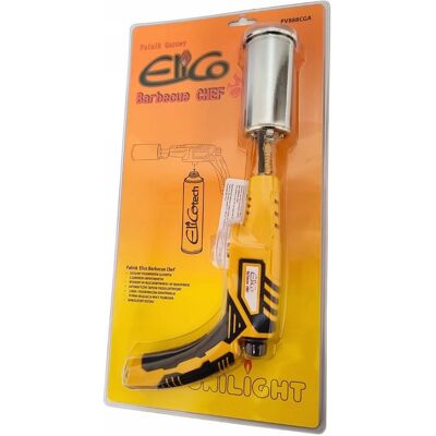 ELICOTECH Palnik gazowy - Zawór gwintowany 7/16" - Regulowany płomień - 2,3 kW ELICOTECH Palnik gazowy - Zawór gwintowany 7/16" - Regulowany płomień - 2,3 kW