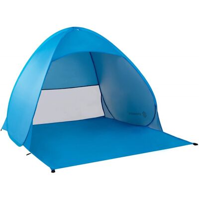 Springos Namiot Plażowy Samorozkładający 160x140x115cm Parawan Turystyczny Pop Up Niebieski Springos Namiot Plażowy Samorozkładający 160x140x115cm Parawan Turystyczny Pop Up Niebieski
