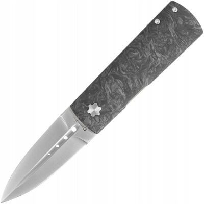Nóż Składany Maserin Daga Black/silver Fatcarbon, Elmax By Attilio Morotti Nóż Składany Maserin Daga Black/silver Fatcarbon, Elmax By Attilio Morotti