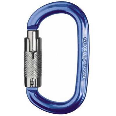 Singing Rock Karabinek Wspinaczkowy Ozone Triple Lock Niebieski Singing Rock Karabinek Wspinaczkowy Ozone Triple Lock Niebieski