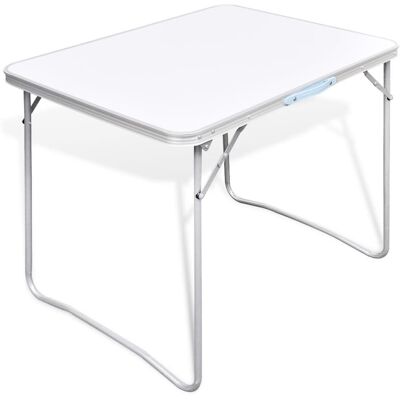 vidaXL Stół kempingowy biały - Camping table vidaXL Stół kempingowy biały - Camping table