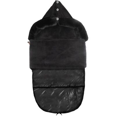 Springos, Śpiworek Do Wózka, Śpiwór Z Futerkiem Do Sanek, Gondoli 80 Cm, Czarny Springos, Śpiworek Do Wózka, Śpiwór Z Futerkiem Do Sanek, Gondoli 80 Cm, Czarny