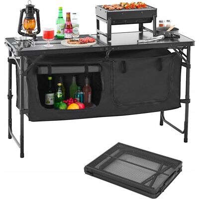 Vevor Stół Kuchenny Kempingowy Składany Przenośny Regulowany 49 X 70 X 70 Cm Vevor Stół Kuchenny Kempingowy Składany Przenośny Regulowany 49 X 70 X 70 Cm