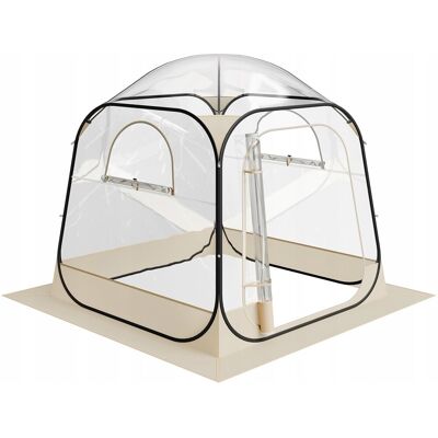 Vevor Przezroczysty Namiot Rozkładany 183x183x195 Cm Na 5-6 Osób Vevor Przezroczysty Namiot Rozkładany 183x183x195 Cm Na 5-6 Osób