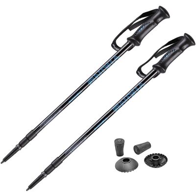 Viking Kije Trekkingowe, Kalio, Czarny, 65-135 Cm Viking Kije Trekkingowe, Kalio, Czarny, 65-135 Cm