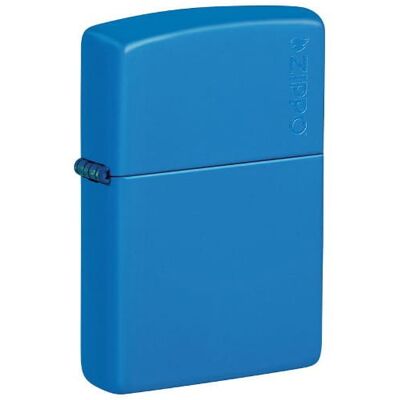 Zippo - 60006627 - Jasnoniebieski matowy - Logo - Zapalniczka Zippo - 60006627 - Jasnoniebieski matowy - Logo - Zapalniczka