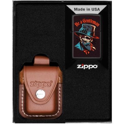 Zestaw Zippo Zapalniczka Gentleman Design Prezentowy No2 Zestaw Zippo Zapalniczka Gentleman Design Prezentowy No2