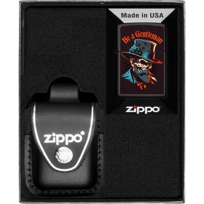 Zestaw Zippo Zapalniczka Gentleman Design Prezentowy No3 Zestaw Zippo Zapalniczka Gentleman Design Prezentowy No3