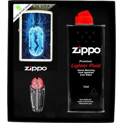 Zestaw Zippo Zapalniczka Tube Woman Design Prezentowy No1 Zestaw Zippo Zapalniczka Tube Woman Design Prezentowy No1