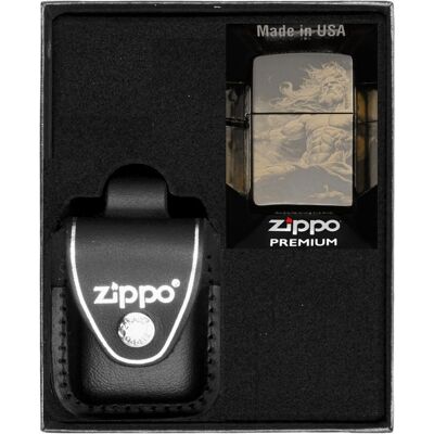 Zestaw Zippo Zapalniczka Zeus Design Prezentowy No3 Zestaw Zippo Zapalniczka Zeus Design Prezentowy No3