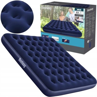 Bestway Materac Dwuosobowy Niebieski 67003 Bestway Materac Dwuosobowy Niebieski 67003