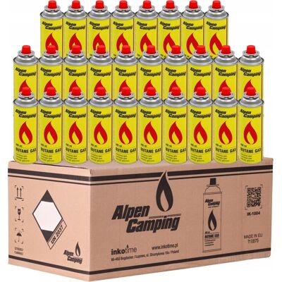 Alpen Camping Gaz Do Kuchenki Nabój Kartusz Kartusze Gazowe 28szt 400ml Alpen Camping Gaz Do Kuchenki Nabój Kartusz Kartusze Gazowe 28szt 400ml
