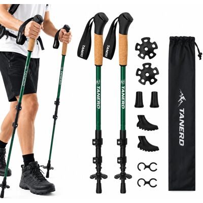 Inny producent Kije Nordic Walking Składane Regulowane Teleskopowe Aluminiowe Pro Inny producent Kije Nordic Walking Składane Regulowane Teleskopowe Aluminiowe Pro