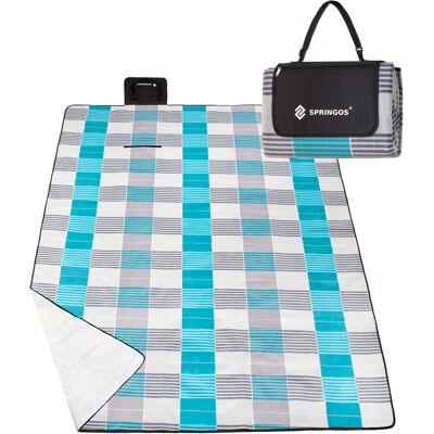 Springos Koc Piknikowy Z Izolacją Plażowy 200x240 Cm Mata Duża Wodoodporna Plażowa Springos Koc Piknikowy Z Izolacją Plażowy 200x240 Cm Mata Duża Wodoodporna Plażowa