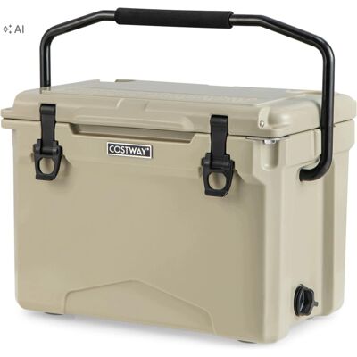 COSTWAY Lodówka Wędkarska Chłodziarka Turystyczna 55 X 33 X 37 COSTWAY Lodówka Wędkarska Chłodziarka Turystyczna 55 X 33 X 37