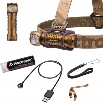 Mactronic Sirius H12 Czołówka Akumulatorowa Latarka Kątowa Edc Bushcraft Mactronic Sirius H12 Czołówka Akumulatorowa Latarka Kątowa Edc Bushcraft