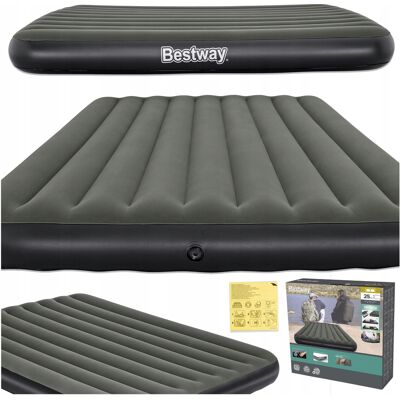 Materac Dmuchany 2-Osobowy Welur Łóżko Do Spania 203x152x25 Bestway 6713n Materac Dmuchany 2-Osobowy Welur Łóżko Do Spania 203x152x25 Bestway 6713n