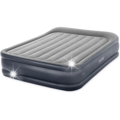 Materac Dmuchany Turystyczny 2-Osobowy 203x152x42cm Intex Wbudowana Pompka Materac Dmuchany Turystyczny 2-Osobowy 203x152x42cm Intex Wbudowana Pompka