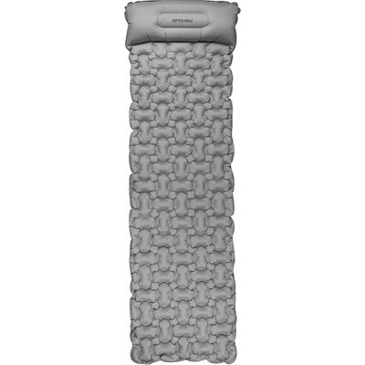 Spokey Materac Dmuchany Turystyczny Składany Do Spania Z Poduszką Gruby 213x62x6cm Spokey Materac Dmuchany Turystyczny Składany Do Spania Z Poduszką Gruby 213x62x6cm
