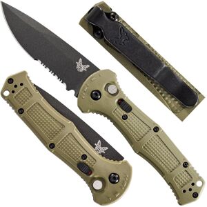 Benchmade - 9070SBK-1 CLAYMORE - Ranger Green - Grivory - automatic tactical knife Benchmade - 9070SBK-1 CLAYMORE - Ranger Green - Grivory - automatic tactical knife