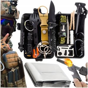 Inny producent Zestaw Survivalowy Wojskowy Niezbędnik do Przetrwania MultiTool + Etui 32w1 Inny producent Zestaw Survivalowy Wojskowy Niezbędnik do Przetrwania MultiTool + Etui 32w1