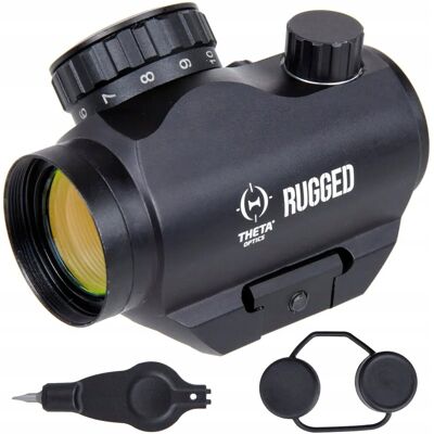 Theta Optics Kolimator na Broń Theta Rugged A1 Mini 1x21 RIS 22 Kropka Aluminium Czarny Theta Optics Kolimator na Broń Theta Rugged A1 Mini 1x21 RIS 22 Kropka Aluminium Czarny