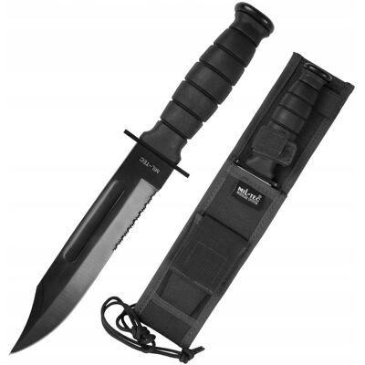 Mil-Tec, Nóż taktyczny, Ka-Bar BLACK FIGHTER 'Army', Czarny Mil-Tec, Nóż taktyczny, Ka-Bar BLACK FIGHTER 'Army', Czarny