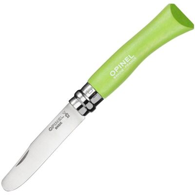 Opinel Nóż 7 Vri Junior Inox,Zielona Rękojeść Grab 001700 Opinel Nóż 7 Vri Junior Inox,Zielona Rękojeść Grab 001700