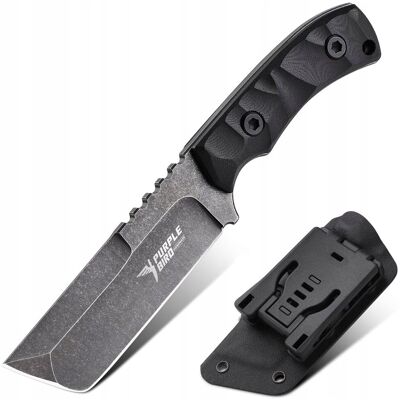 Inny producent Nóż Myśliwski Ostry Nóż Survivalowy Uchwyt G10 Kydex Full Tang 59-61 HBC Inny producent Nóż Myśliwski Ostry Nóż Survivalowy Uchwyt G10 Kydex Full Tang 59-61 HBC