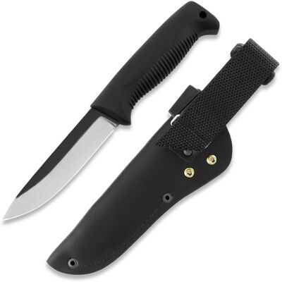 Nóż Peltonen Knives M07 Ranger Sissipuukko Czarna Rękojeść Pochwa Skórzana Nóż Peltonen Knives M07 Ranger Sissipuukko Czarna Rękojeść Pochwa Skórzana