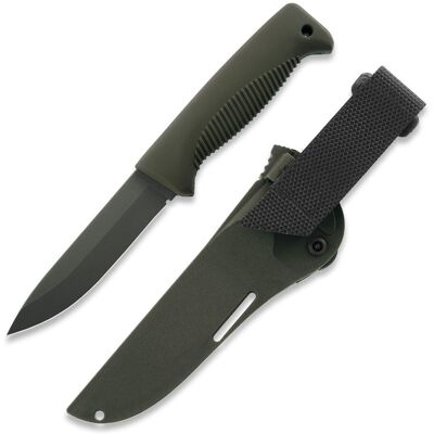 Nóż Peltonen Knives M07 Ranger w Powłoce Cerakote Oliwkowa Rękojeść, Pochwa Nóż Peltonen Knives M07 Ranger w Powłoce Cerakote Oliwkowa Rękojeść, Pochwa