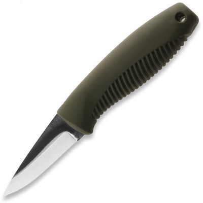 Nóż Peltonen Knives M23 Ranger Cub FJP307 Uncoated 80CrV2 Green TPE Handle Green Kydex Sheath Nóż Peltonen Knives M23 Ranger Cub FJP307 Uncoated 80CrV2 Green TPE Handle Green Kydex Sheath
