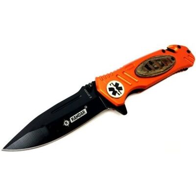 Nóż ratowniczy dla ratownika medycznego 3w1 orange Kandar Nóż ratowniczy dla ratownika medycznego 3w1 orange Kandar