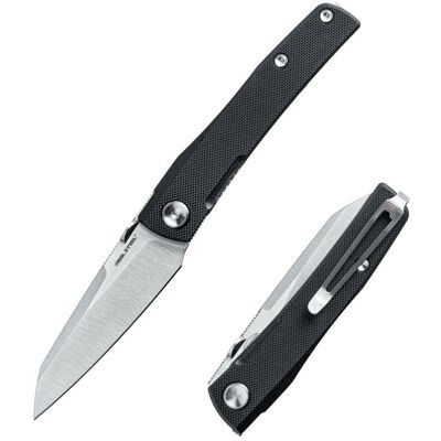 Nóż Składany Real Steel Destra Phantom Flipper&Thum; Disk Satin D2 Black G10 Nóż Składany Real Steel Destra Phantom Flipper&Thum; Disk Satin D2 Black G10