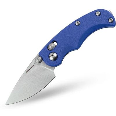 Nóż Składany Real Steel ESCA 7181SD Crossbar Lock Satin 12C27 Blue Nóż Składany Real Steel ESCA 7181SD Crossbar Lock Satin 12C27 Blue