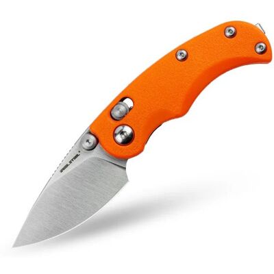 Nóż Składany Real Steel ESCA 7181SO Crossbar Lock Satin 12C27 Orange Nóż Składany Real Steel ESCA 7181SO Crossbar Lock Satin 12C27 Orange