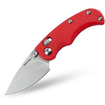 Nóż Składany Real Steel ESCA 7181SR Crossbar Lock Satin 12C27 Red Nóż Składany Real Steel ESCA 7181SR Crossbar Lock Satin 12C27 Red