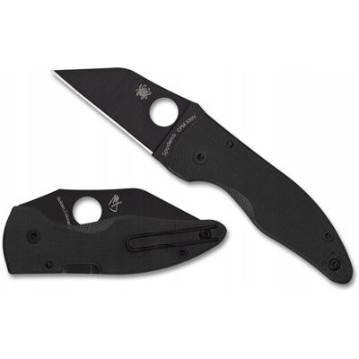 Nóż składany Spyderco MicroJimbo Black G10 CPM S30V by Michael Janich Nóż składany Spyderco MicroJimbo Black G10 CPM S30V by Michael Janich