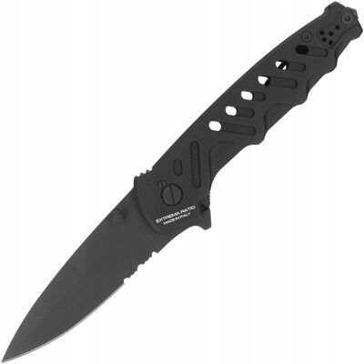 Nóż taktyczny składany Extrema Ratio Caimano Nero N.A. Black MIL-C N69 Nóż taktyczny składany Extrema Ratio Caimano Nero N.A. Black MIL-C N69