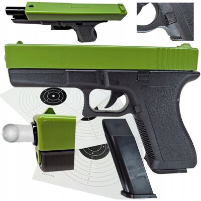 Inny producent Pistolet Replika ASG Pistolet PÓŁMETAL NA KULKI 6mm + 2 Tarcze Inny producent Pistolet Replika ASG Pistolet PÓŁMETAL NA KULKI 6mm + 2 Tarcze