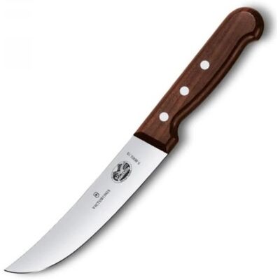 Victorinox - Nóż do skórowania, ostrze ryflowane, 15 cm, drewniana rękojeść Victorinox - Nóż do skórowania, ostrze ryflowane, 15 cm, drewniana rękojeść
