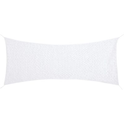 vidaXL Biała siatka maskująca - 312x140 cm z torbą na przechowywanie vidaXL Biała siatka maskująca - 312x140 cm z torbą na przechowywanie