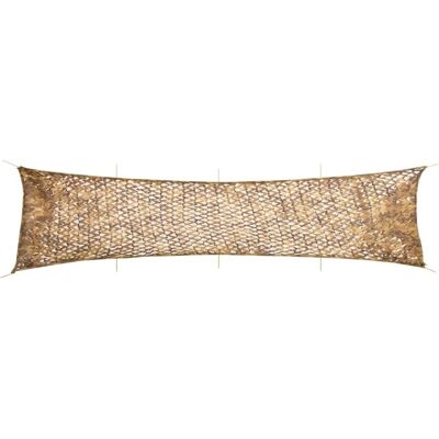 vidaXL Siatka maskująca z torbą do przechowywania 809x207 cm, piaskowa vidaXL Siatka maskująca z torbą do przechowywania 809x207 cm, piaskowa