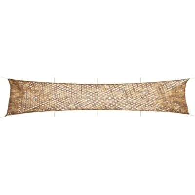 vidaXL Siatka maskująca z torbą do przechowywania 844x142 cm, piaskowa vidaXL Siatka maskująca z torbą do przechowywania 844x142 cm, piaskowa