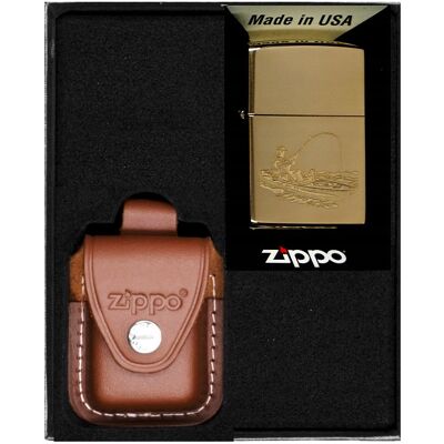 Zestaw Zapalniczka ZIPPO FISHING DESIGN 2 Prezentowy No4 Zestaw Zapalniczka ZIPPO FISHING DESIGN 2 Prezentowy No4