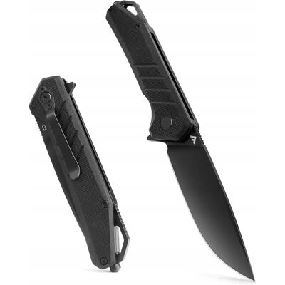 Razor Nóż Składany D2 G10 203 Mm Z Klipsem I Rozbijakiem Do Szkła Razor Nóż Składany D2 G10 203 Mm Z Klipsem I Rozbijakiem Do Szkła